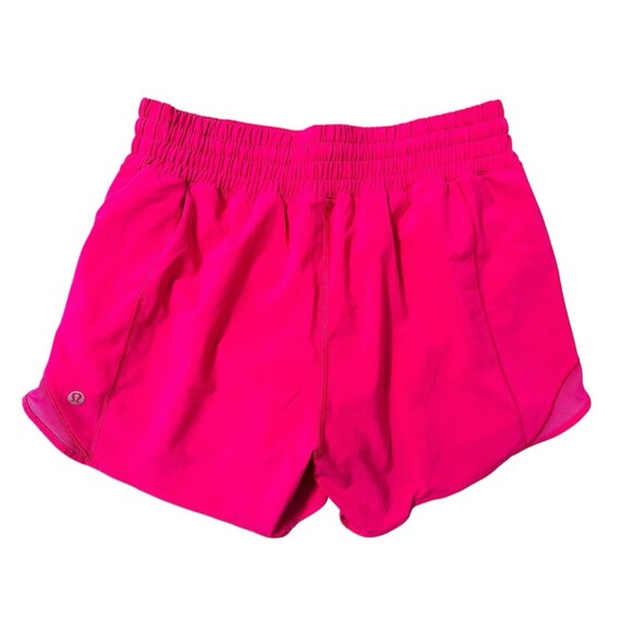 Lululemon Hotty Hot Mid-Rise Lined Shorts Sonic Pink Size 4 - Picture 5 of 9